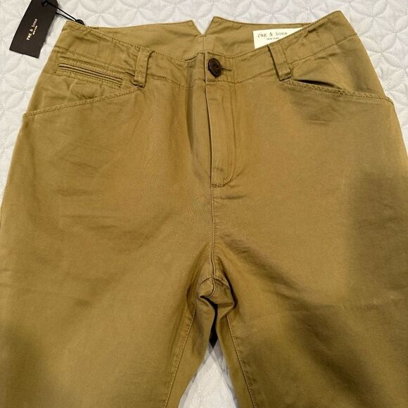 Rag& Bone Womens Pants | Field Cotton Chino Green Moss pants size 27 - Picture 10 of 13